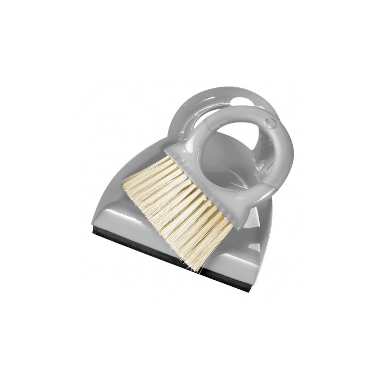 1 - Vassoura pequena com pá de lixo Camper Camping Home